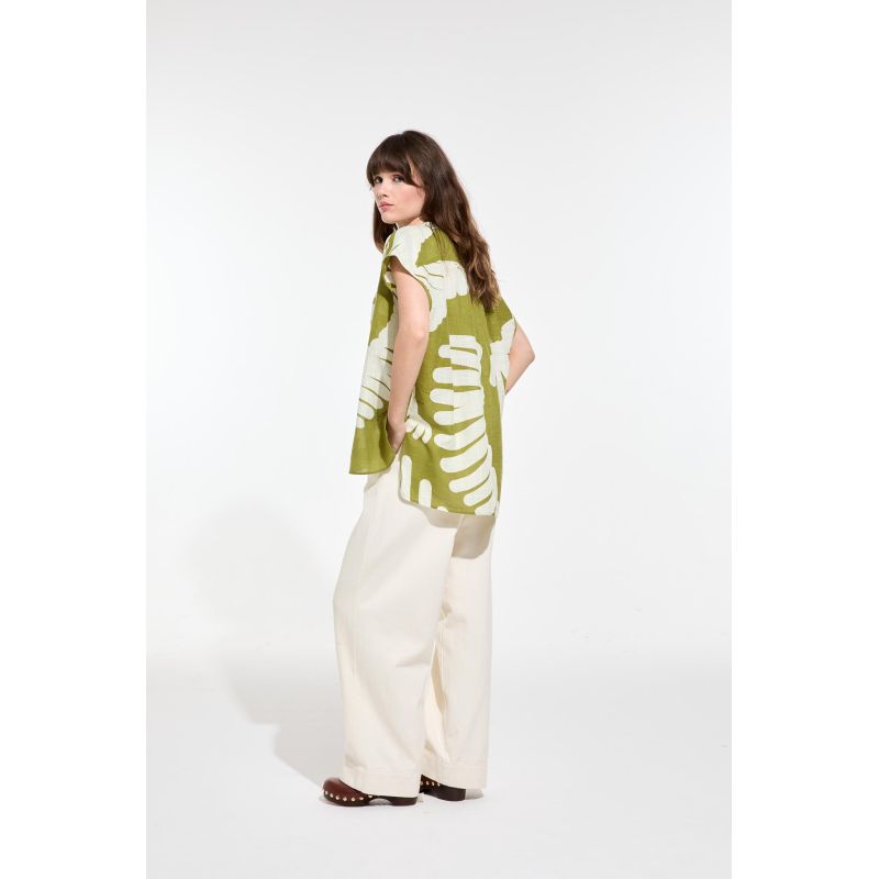 103 - Top Adele Palma Kaki Lot De 2