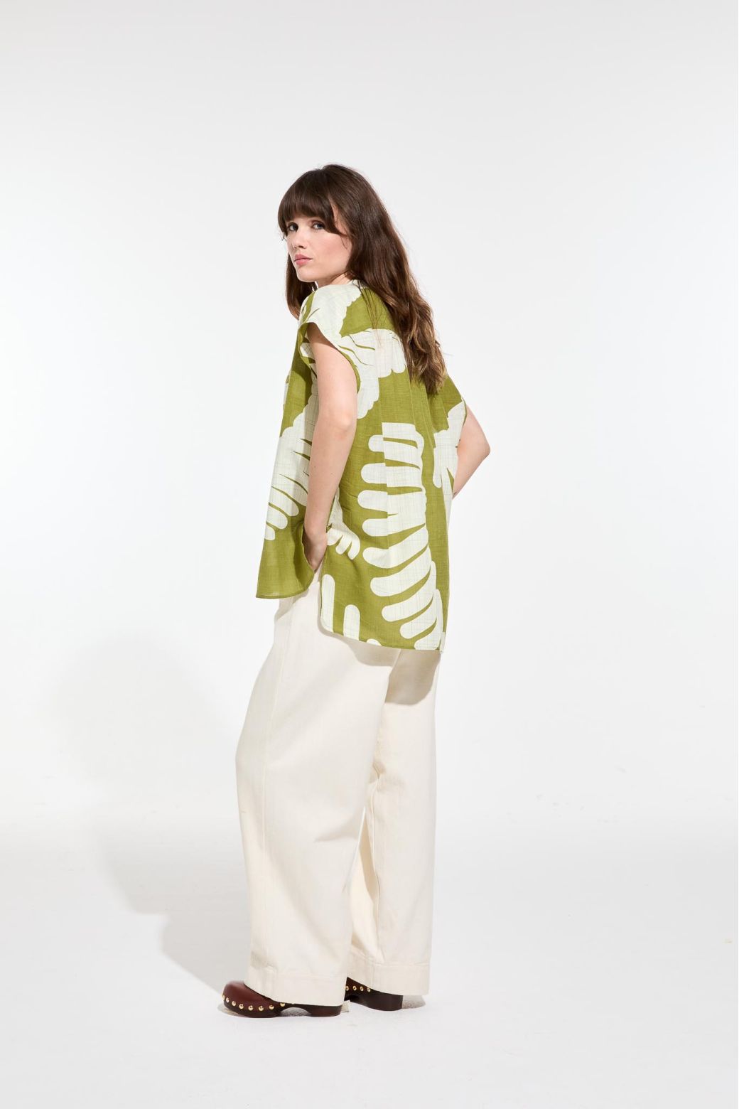 103 - Khaki Adele Palma Top Pack Of 2