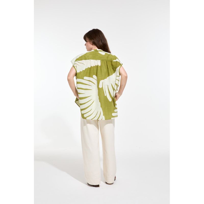 103 - Top Adele Palma Kaki Lot De 2