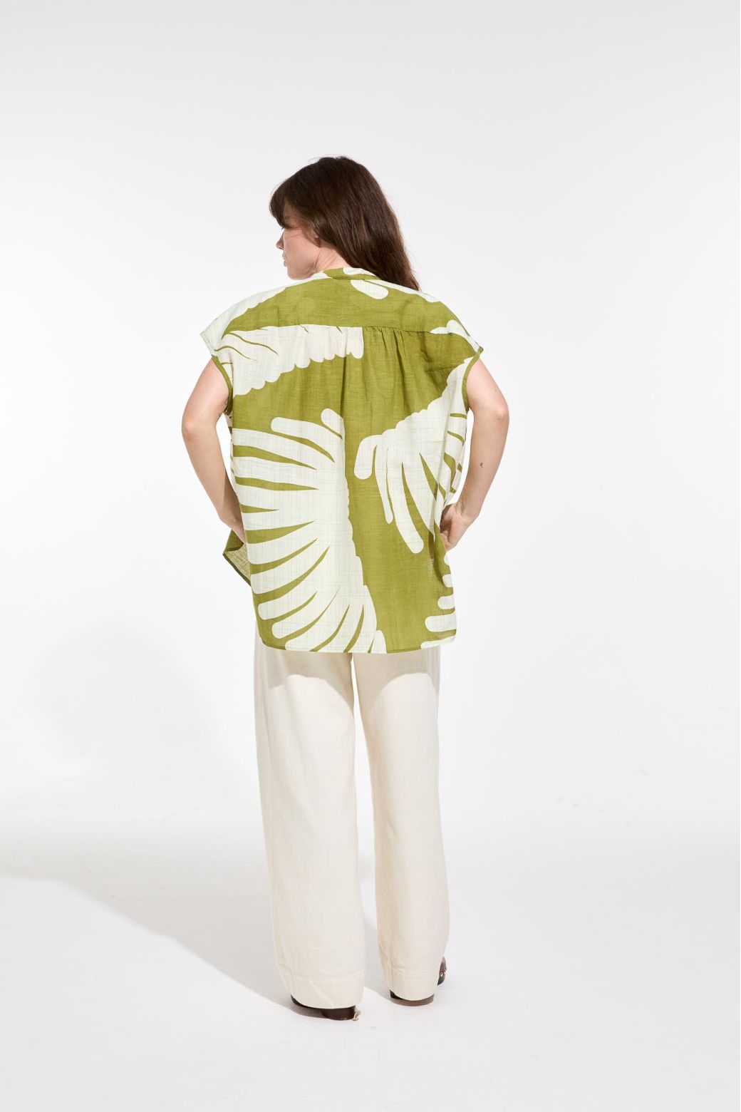 103 - Khaki Adele Palma Top Pack Of 2