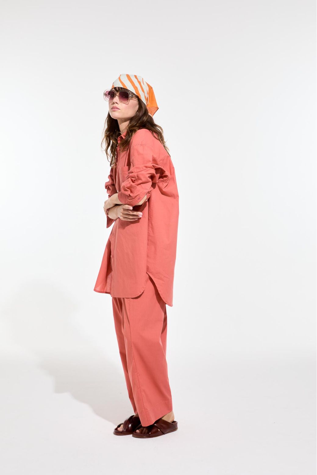Q - OrangePalma Scarf Pack Of 2