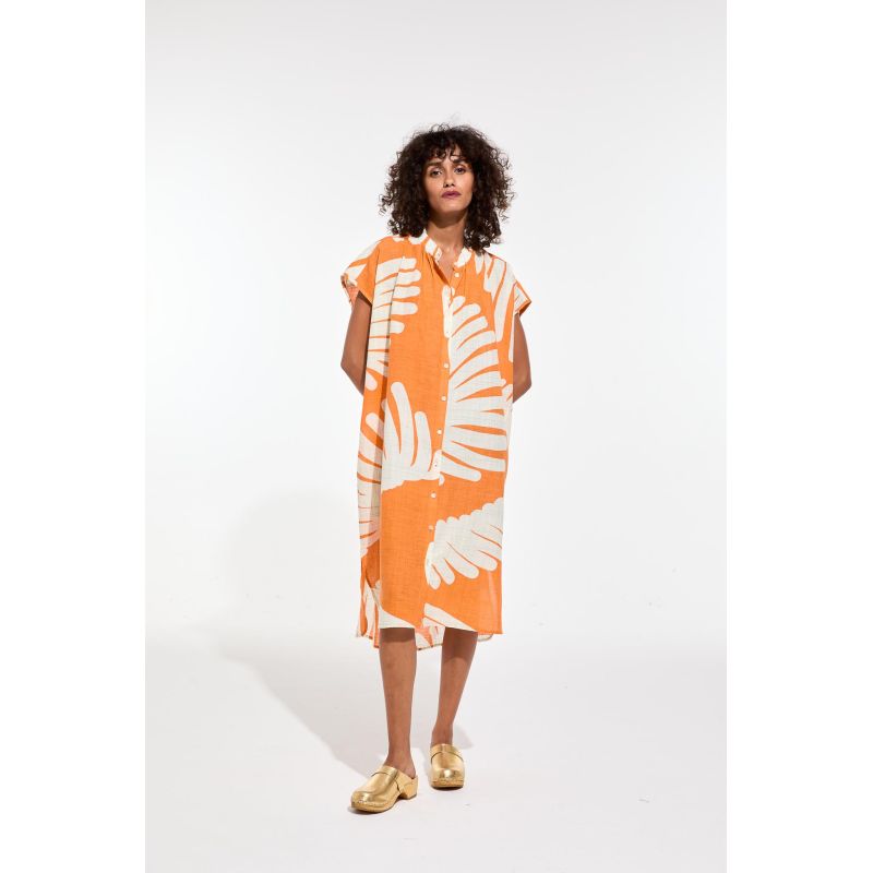 103 - Robe Alma Palma Orange Lot De 2