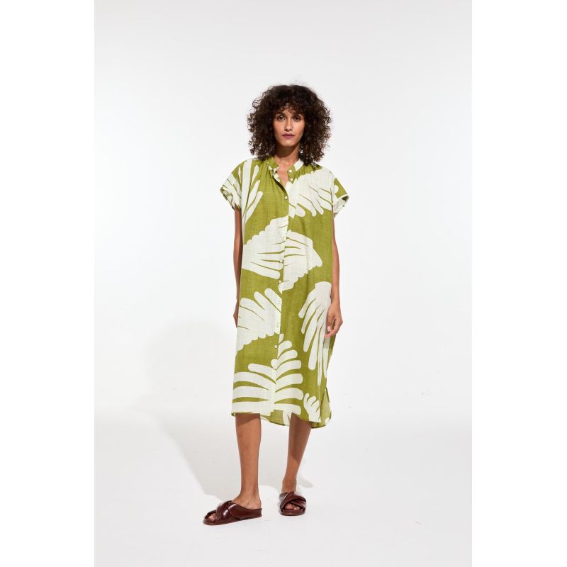 103 - Robe Alma Palma Kaki Lot De 2