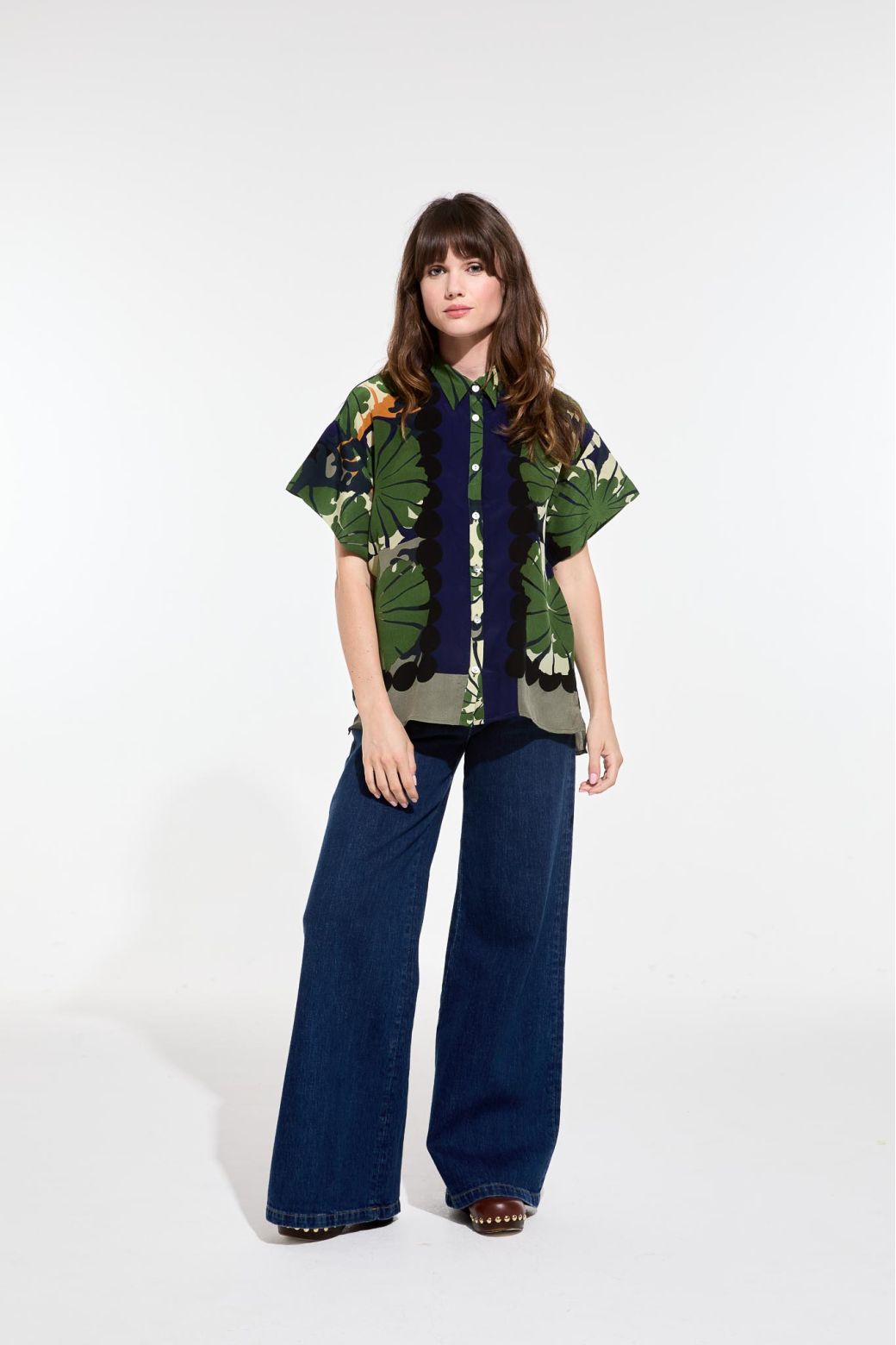 104 - Green Andrew Poppy Shirt Pack Of 2