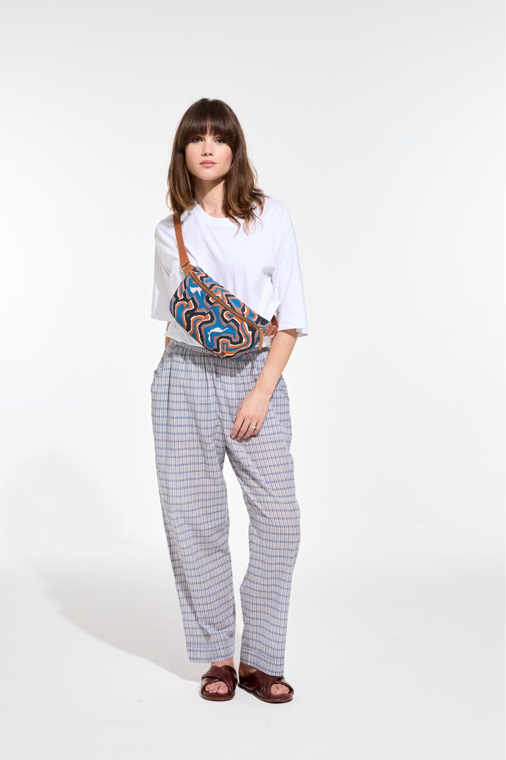 400 - Blue Grey Chiara Agate Bum Bag Pack Of 2