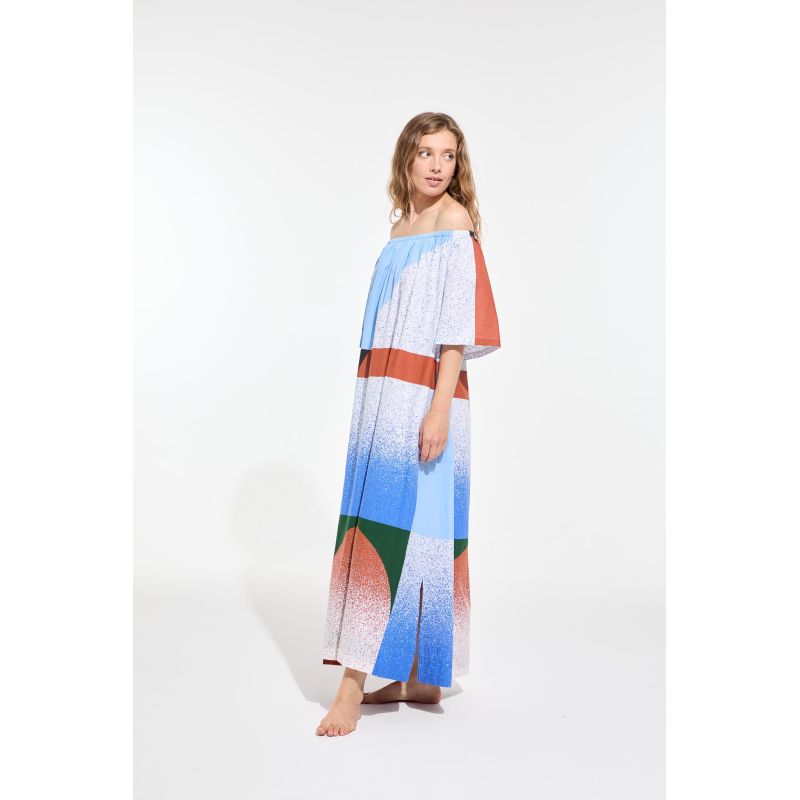 205 - Robe Palao Sunrise Bleu Lot De 2
