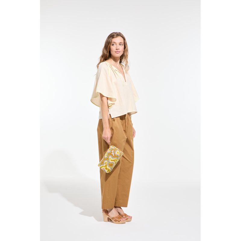 400 - Pochette De Voyage ElbaAgate Citrine Lot De 2