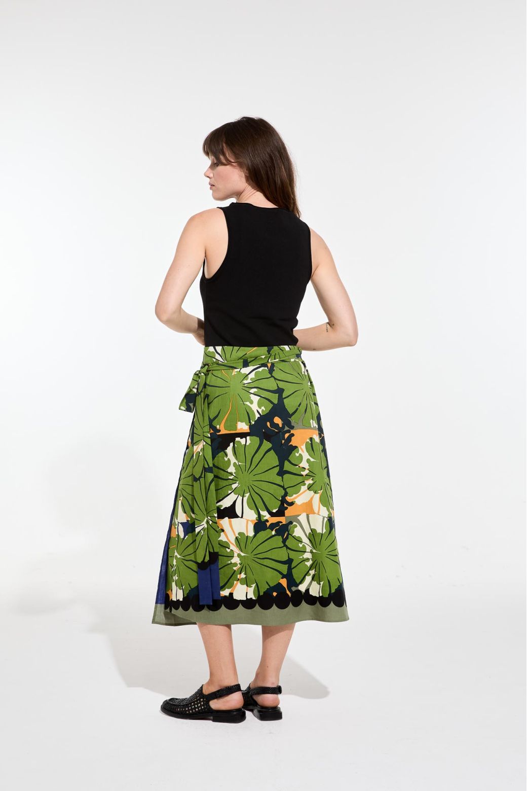 104 - Green Zoe Poppy Skirt Pack Of 2