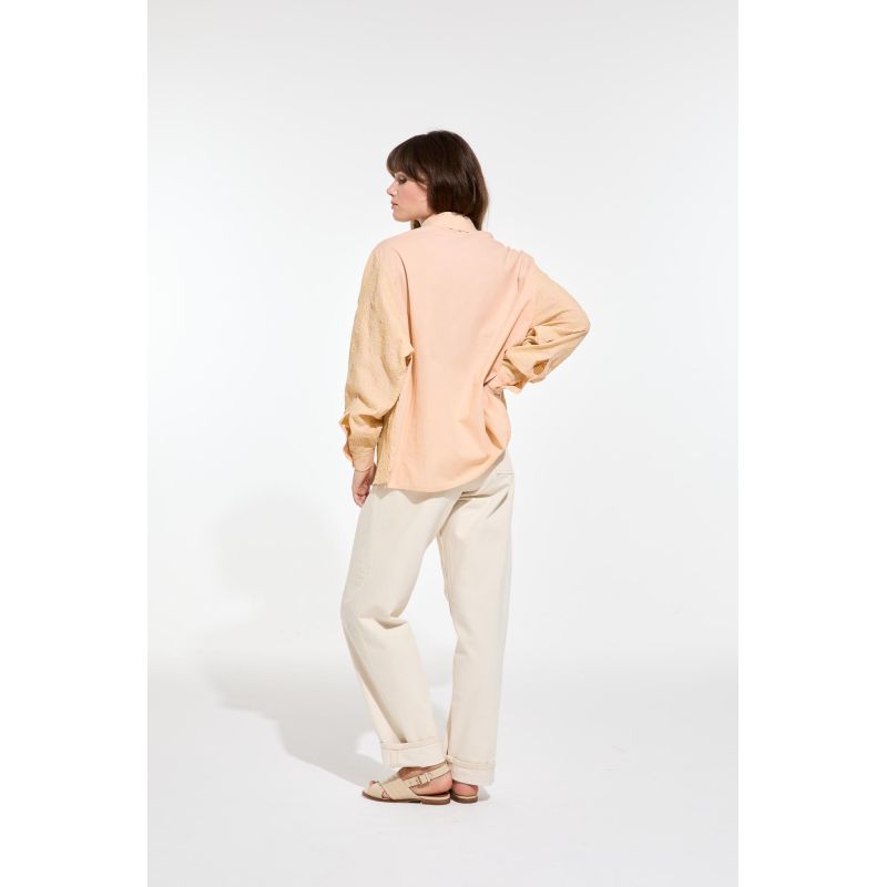 105 - Chemise Rosalie Cinetique Peche Lot De 2