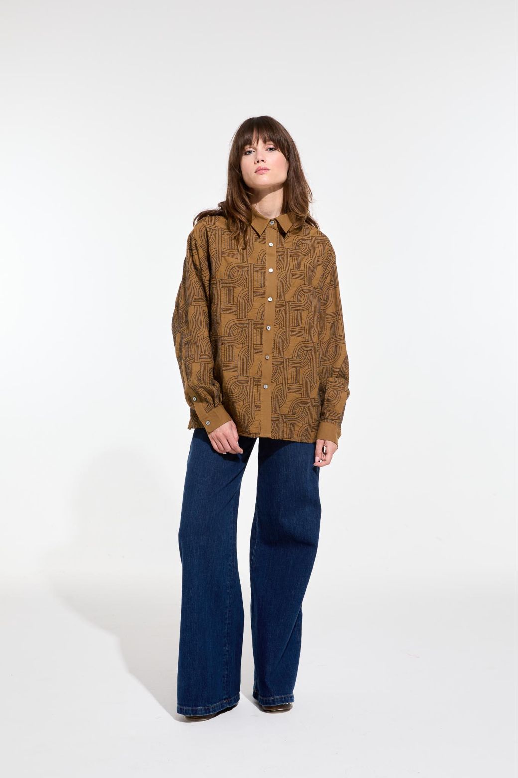 105 - Khaki Rosalie Cinetique Shirt Pack Of 2