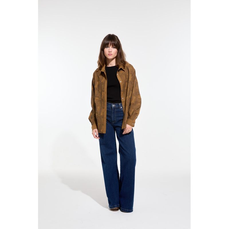 105 - Chemise Rosalie Cinetique Kaki Lot De 2