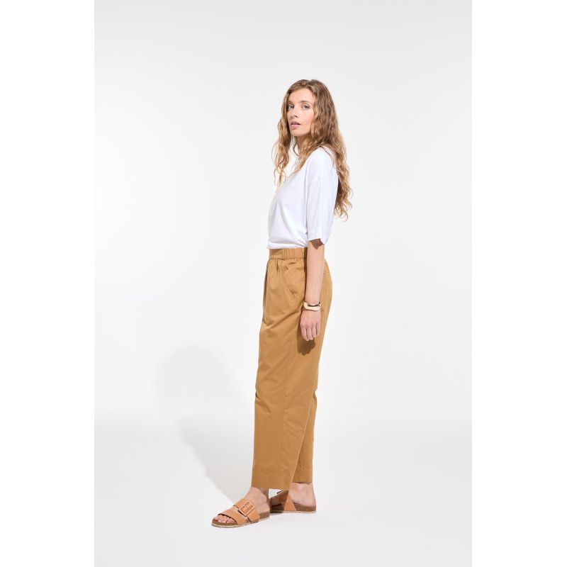 106 - Pantalon Joe Muse Caramel Lot De 2