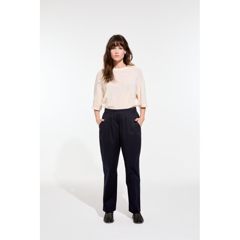 106 - Pantalon Joe Muse Marine Lot De 2