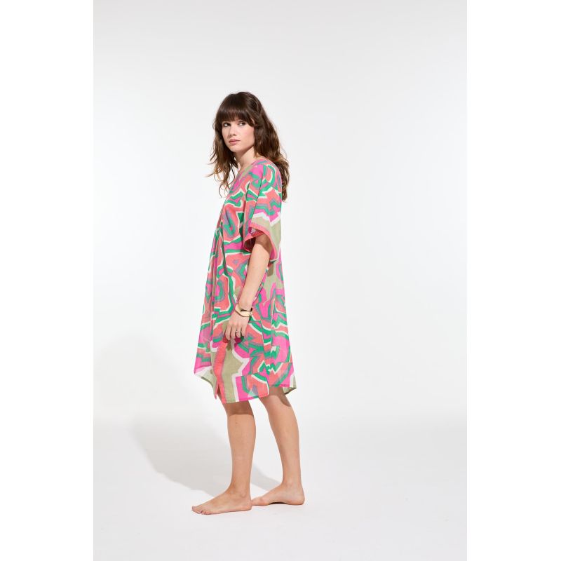 207 - Robe Elia Agate Rose Lot De 2