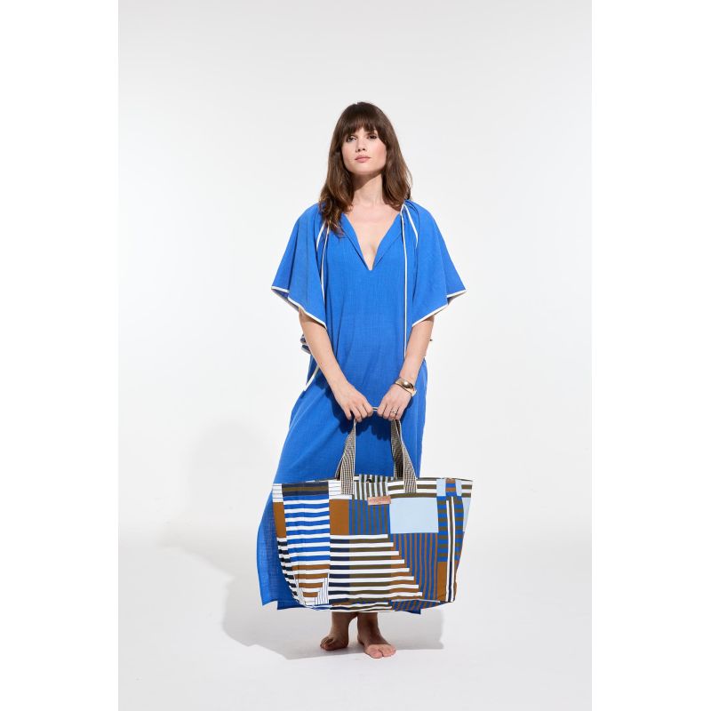 403 - Sac Come Riviera Bleu Lot De 2