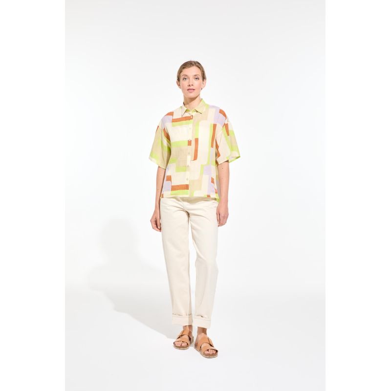 208 - Chemise Andrew Arum Craie Lot De 2