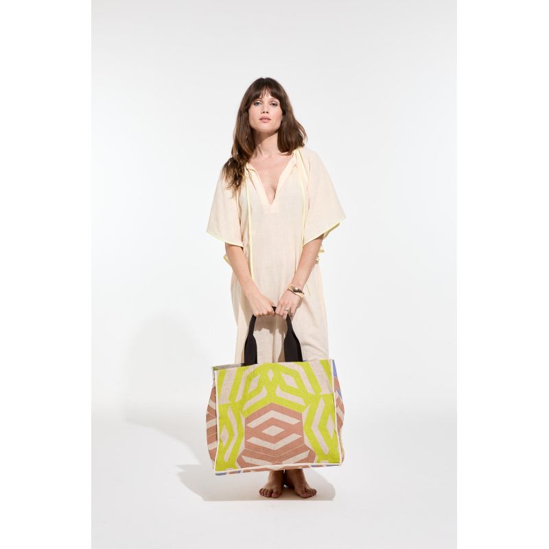 406 - Sac Barth Bloom Lime Lot De 2