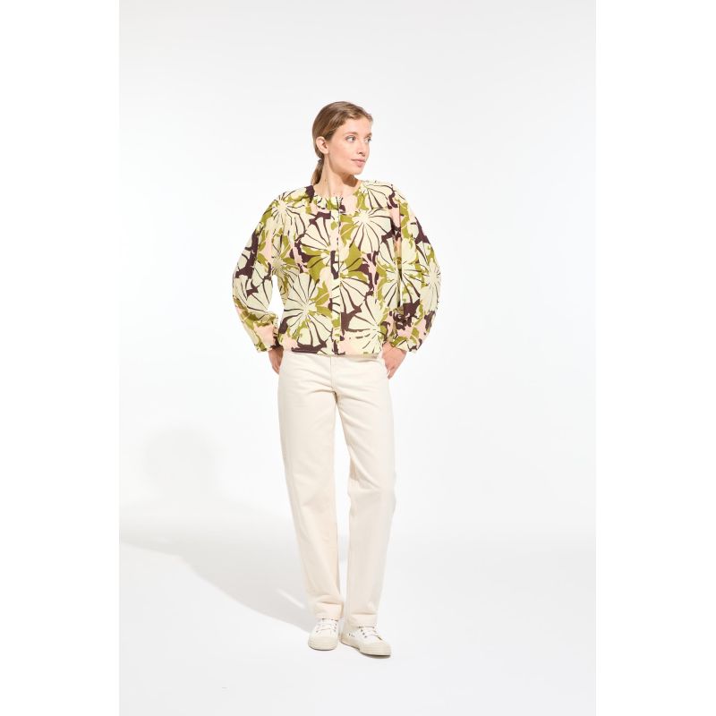 110 - Chemise Tara Pavot Kaki Rose Lot De 2