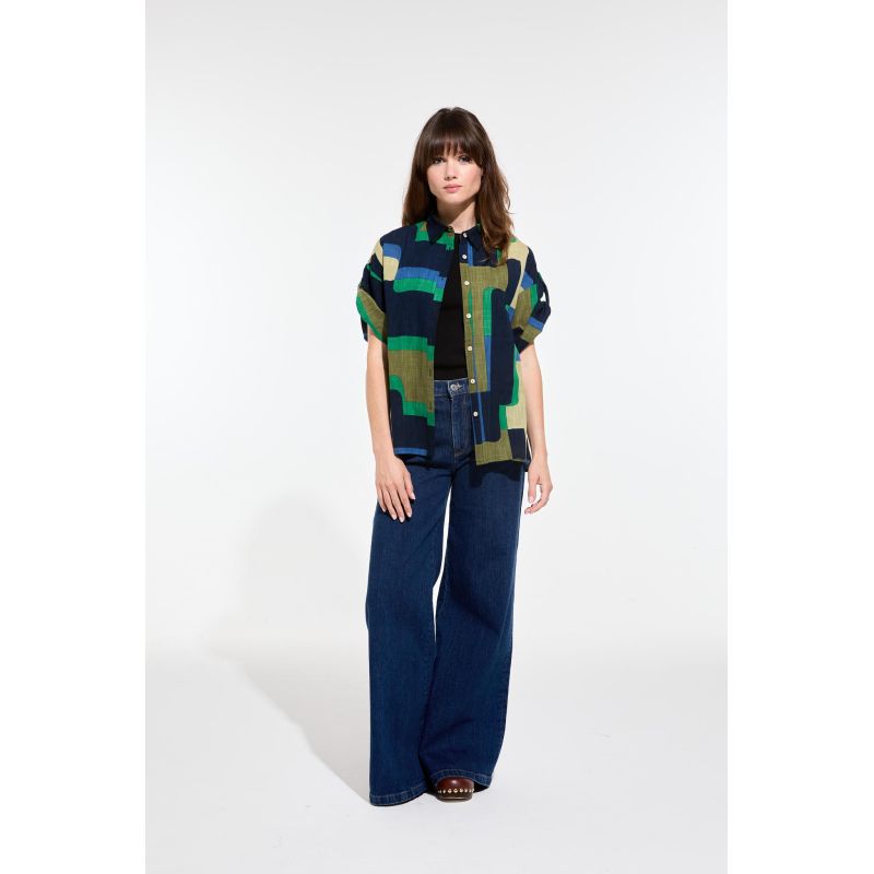 208 - Chemise Andrew Arum Vert Lot De 2