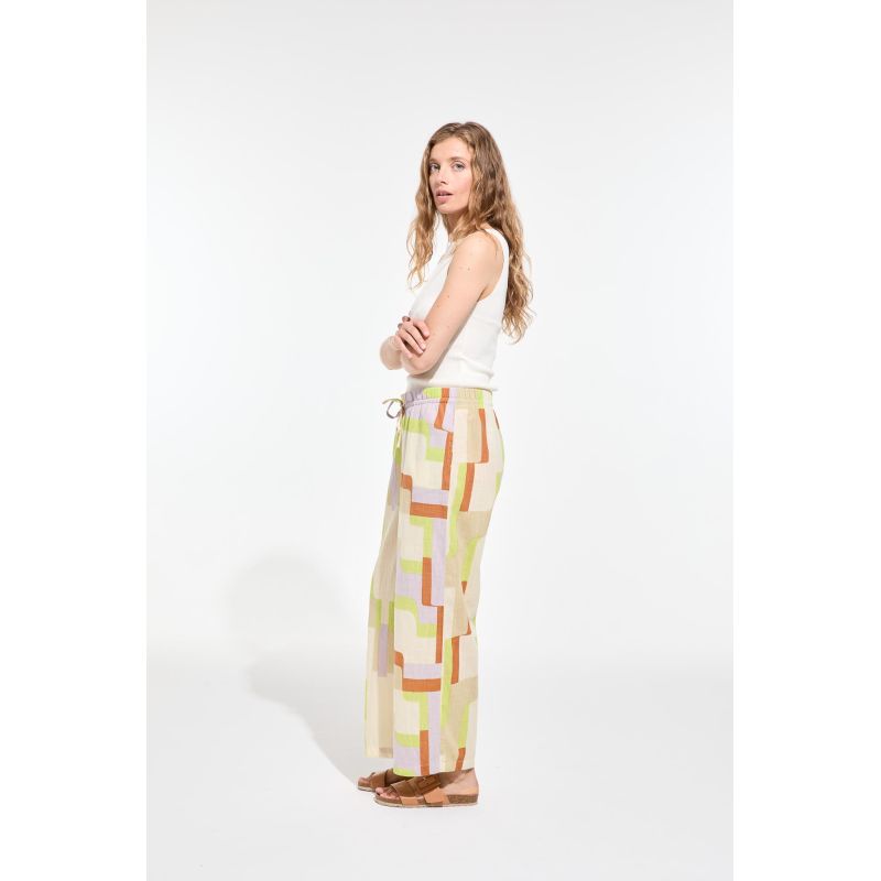 208 - Pantalon Max Arum Craie Lot De 2