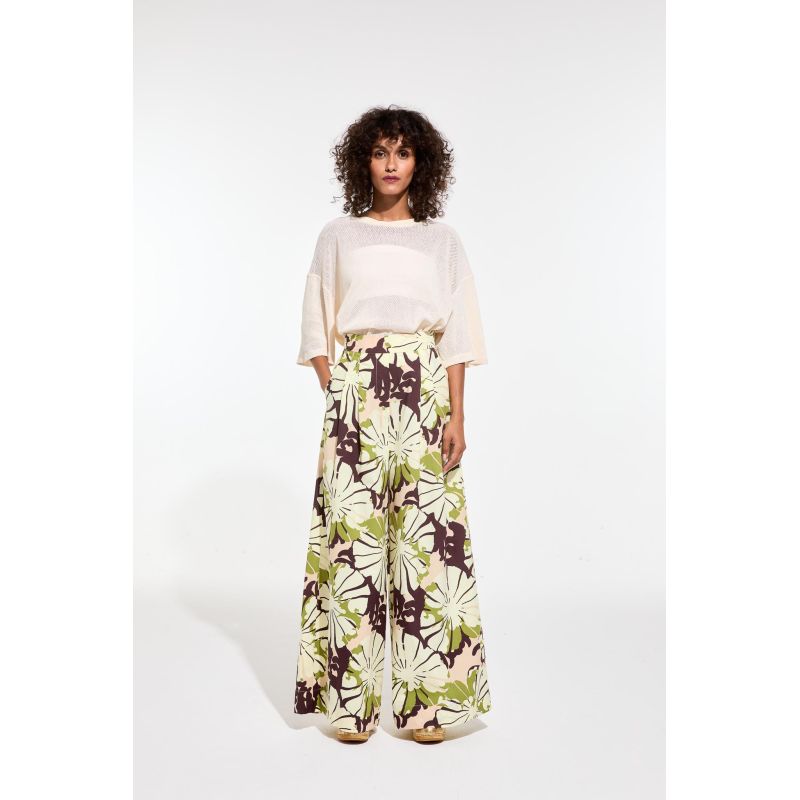 110 - Pantalon Penelope Pavot Kaki Rose Lot De 2