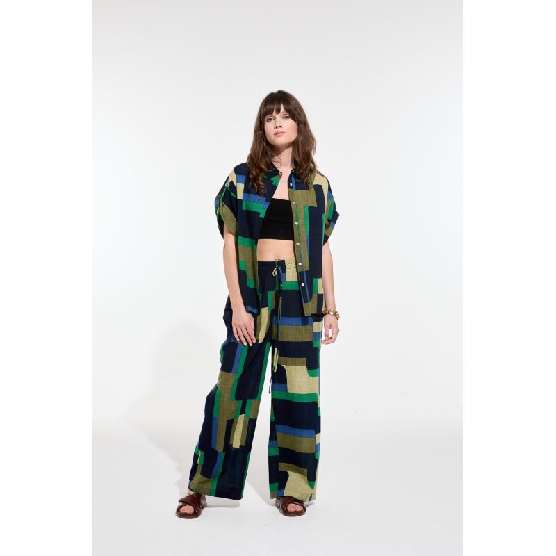 208 - Pantalon Max Arum Vert Lot De 2