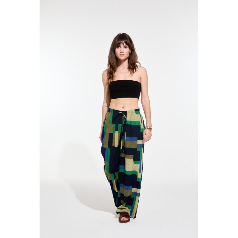 208 - Pantalon Max Arum Vert Lot De 2