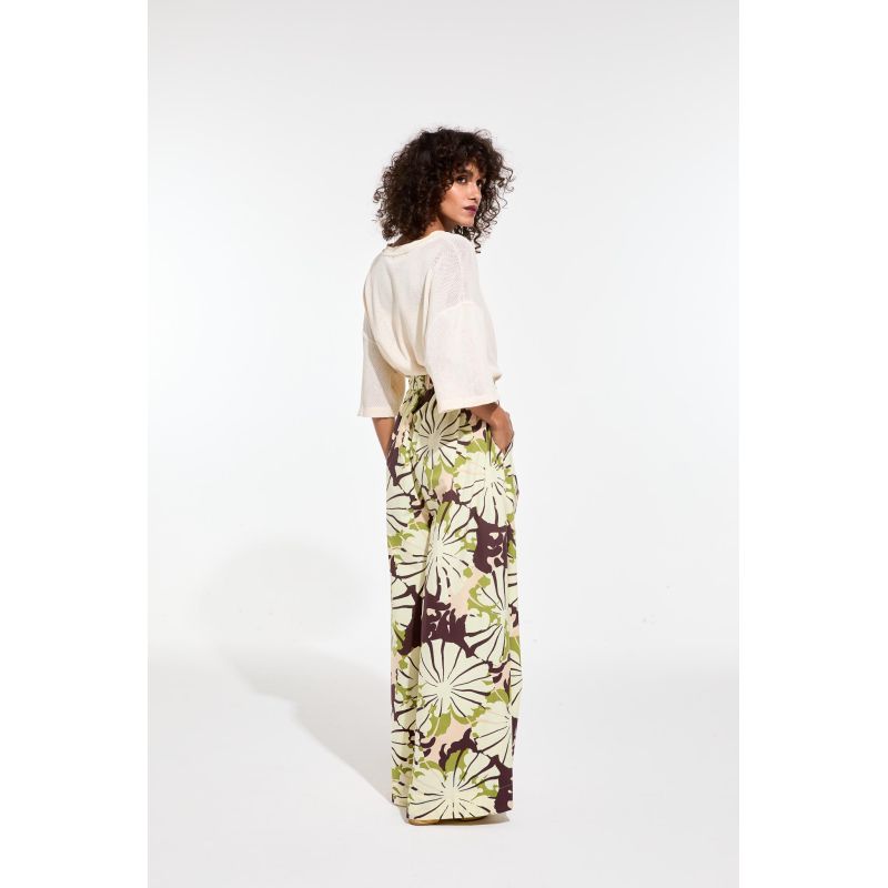 110 - Pantalon Penelope Pavot Kaki Rose Lot De 2