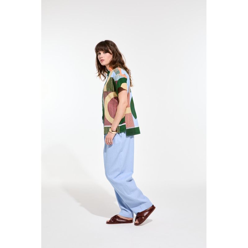 111 - Chemise Andrew Ta Poesie Corail Nuage Lot De 2