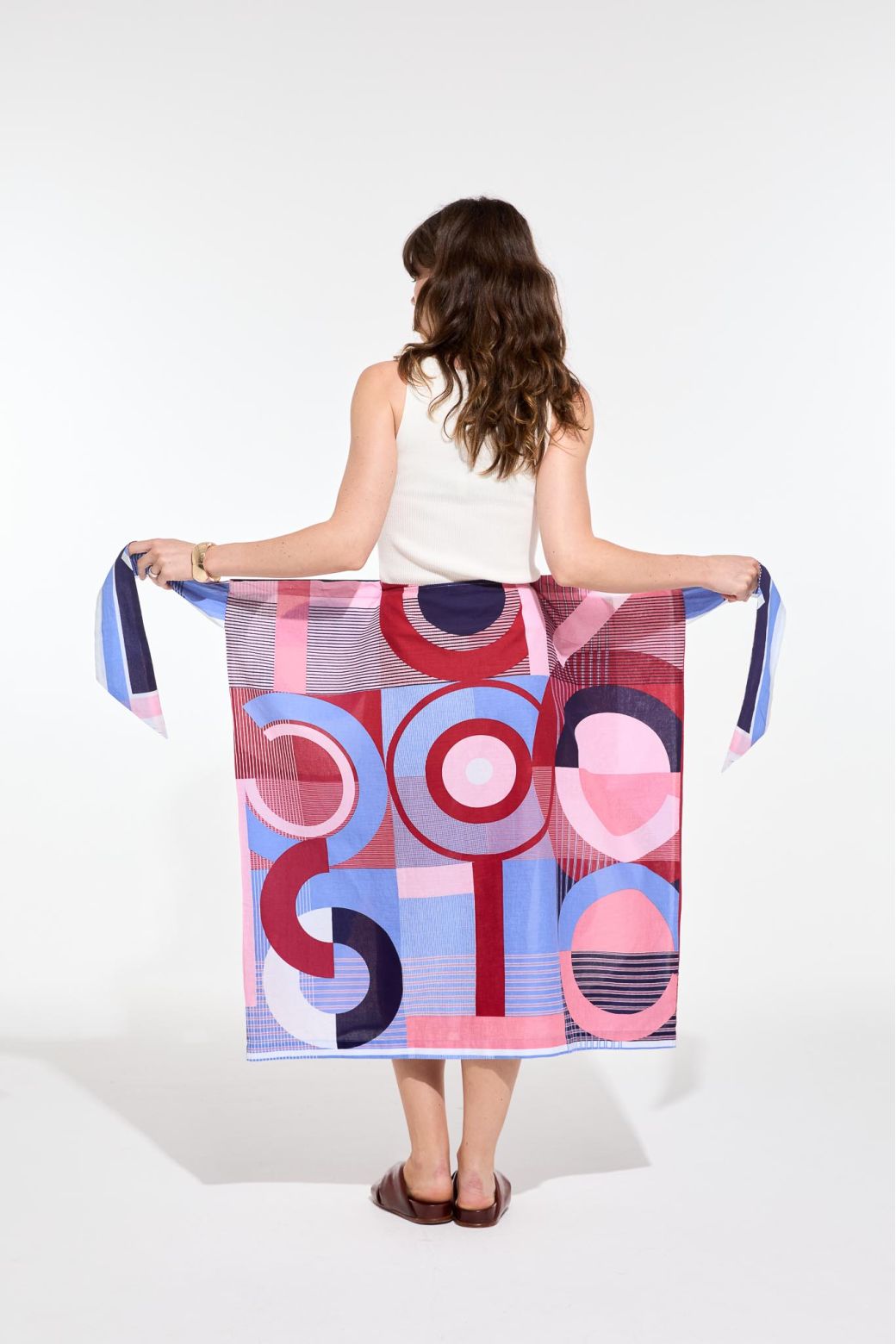 111 - Red Blue Olga Reve Ta Poesie Skirt Pack Of 2