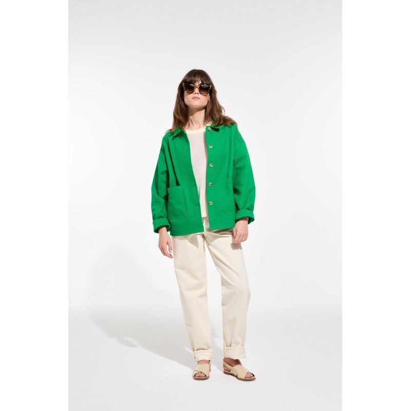 113 - Veste Mina Folia Vert Lot De 2