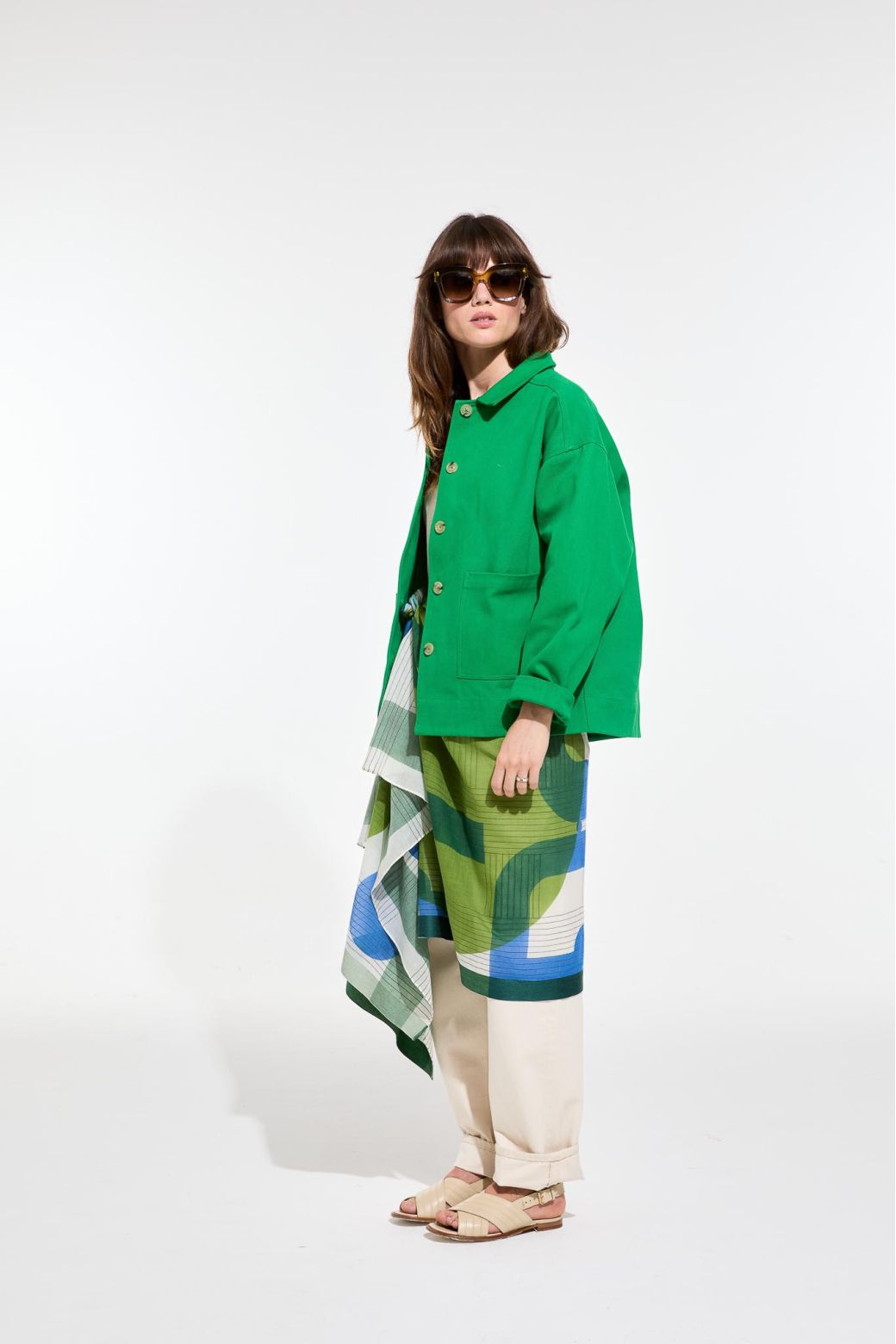 113 - Green Mina Folia Jacket Pack Of 2