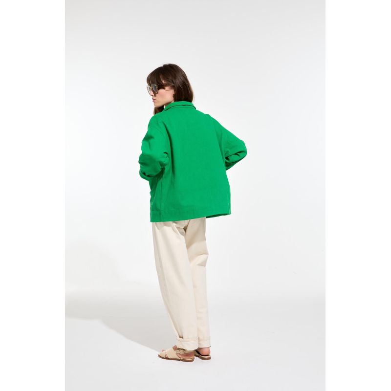 113 - Veste Mina Folia Vert Lot De 2