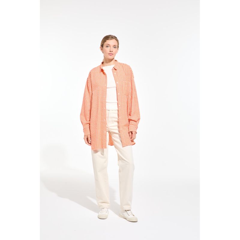 115 - Chemise Marcel Freesia Orange Lot De 2