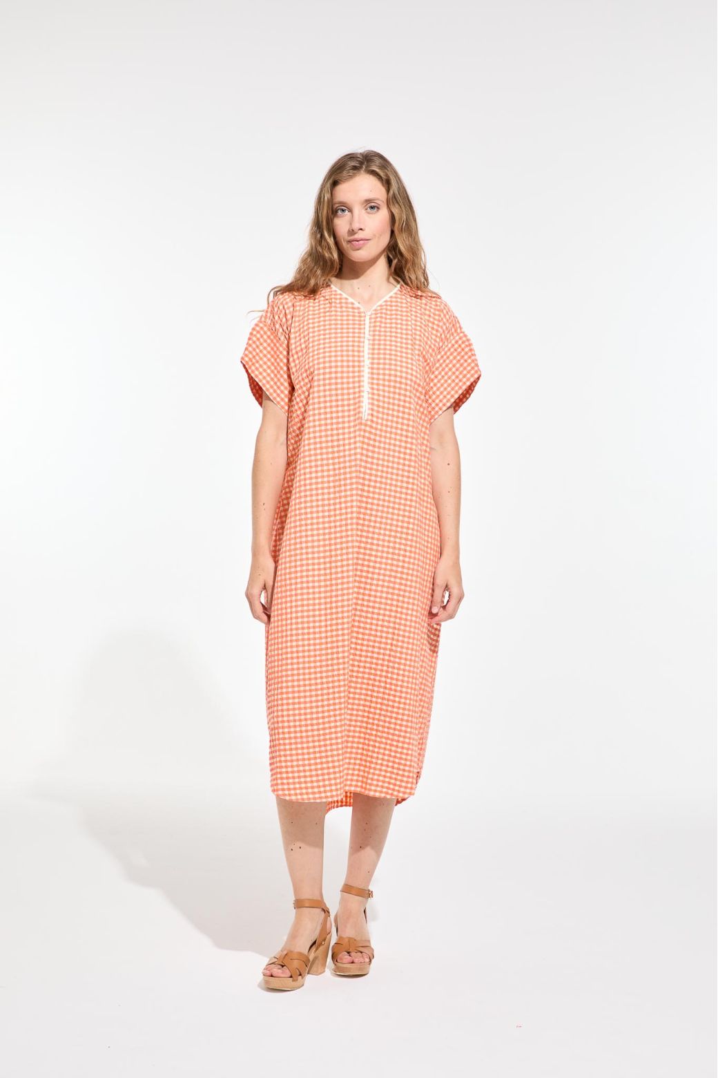 115 - Orange Noto Freesia Dress Pack Of 2