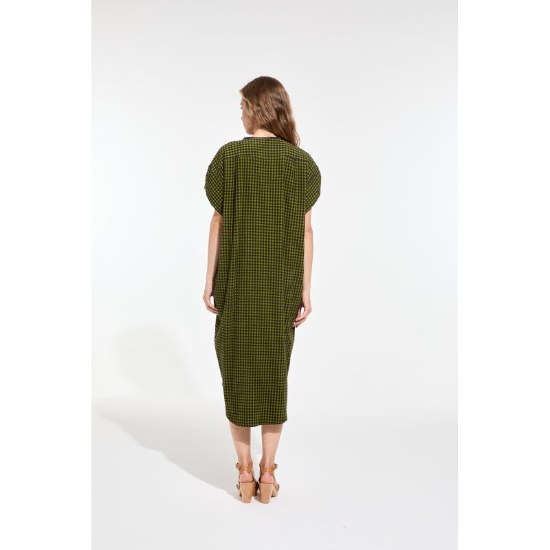 115 - Robe Noto Freesia Kaki Marine Lot De 2