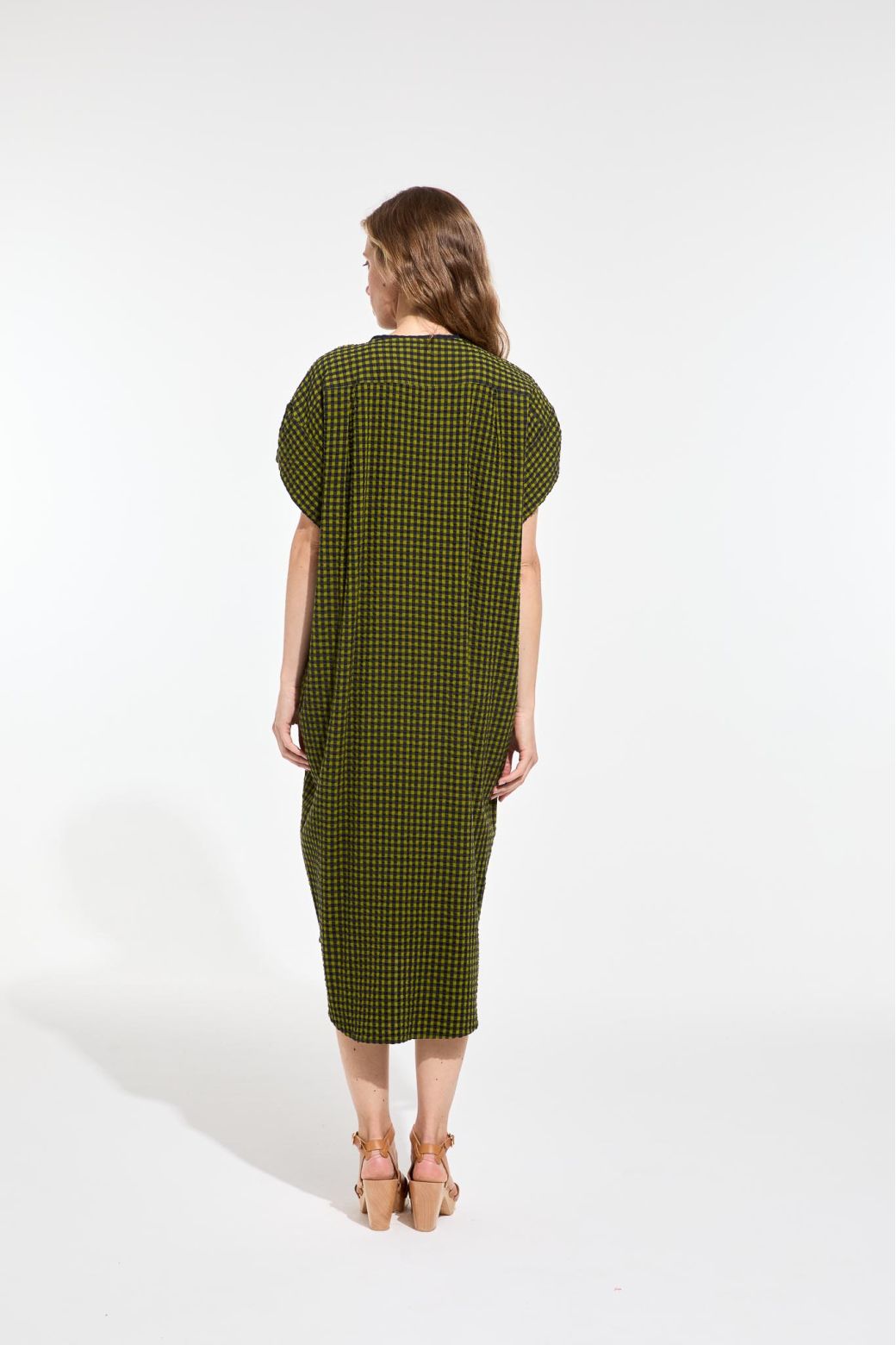 115 - Navy Khaki Noto Freesia Dress Pack Of 2