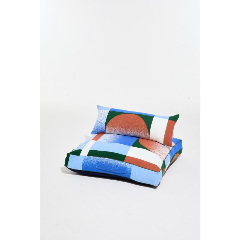 503 - CoussinSunrise Bleu 30/80 Cm Lot De 2