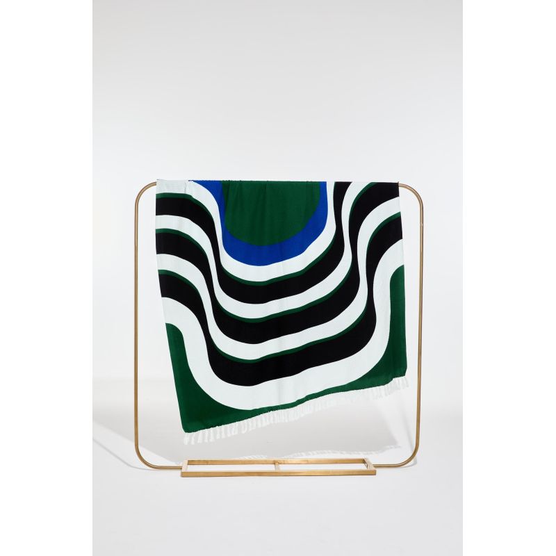 506 - PlaidNebuleuse Bleu Lot De 2