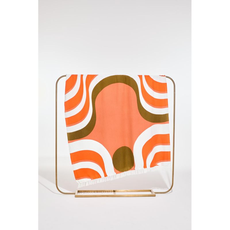 506 - PlaidNebuleuse Orange Lot De 2