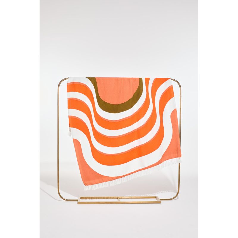 506 - PlaidNebuleuse Orange Lot De 2