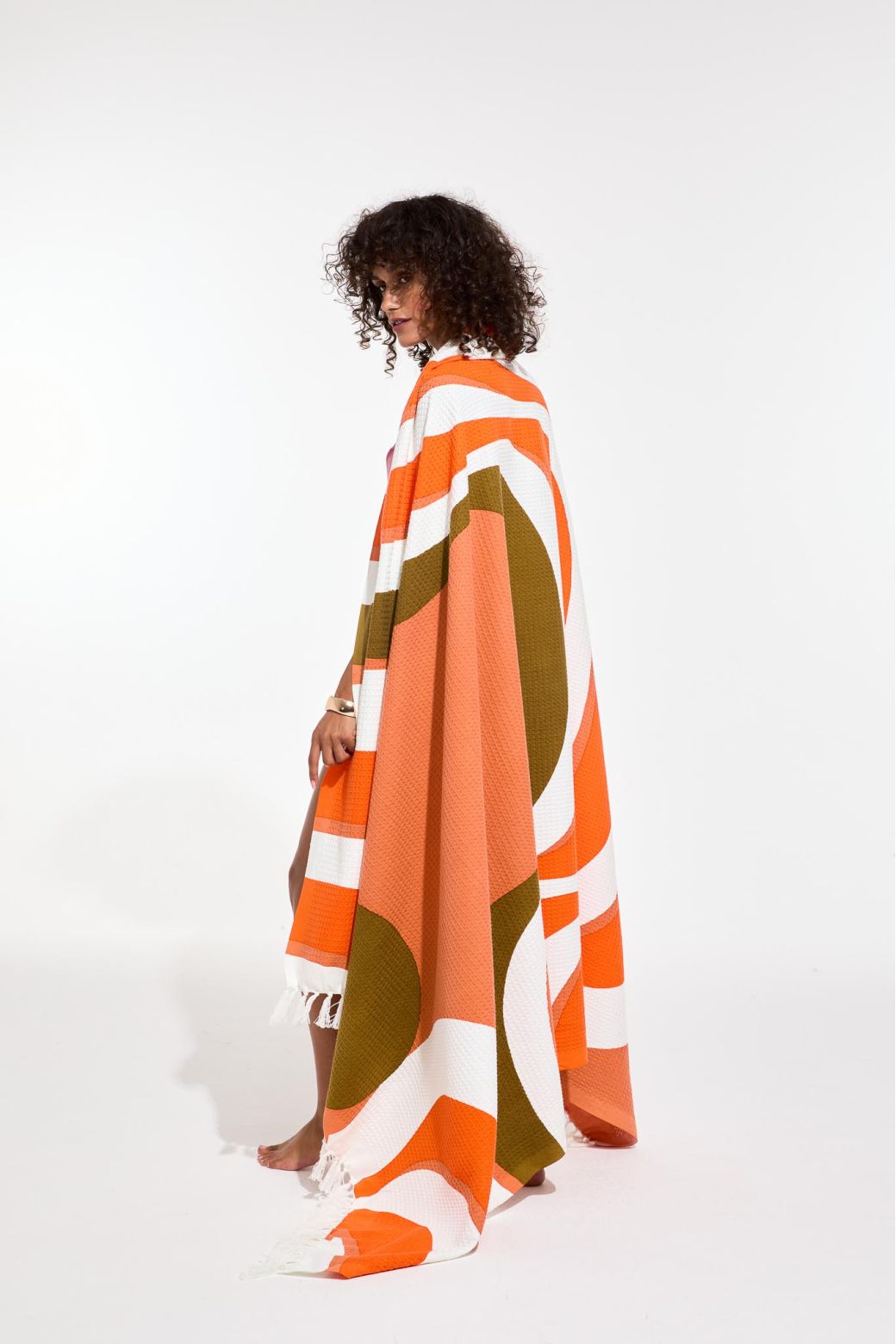 506 - OrangeNebuleuse Blanket Pack Of 2
