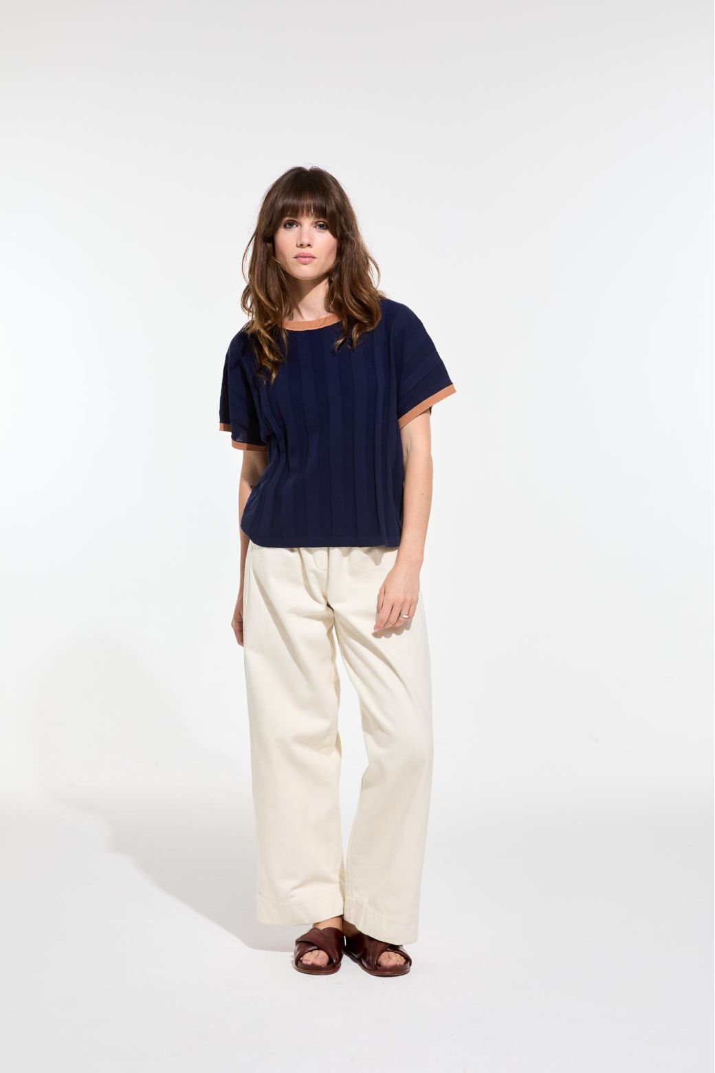 152 - Navy Jimmy Elba Top Pack Of 2