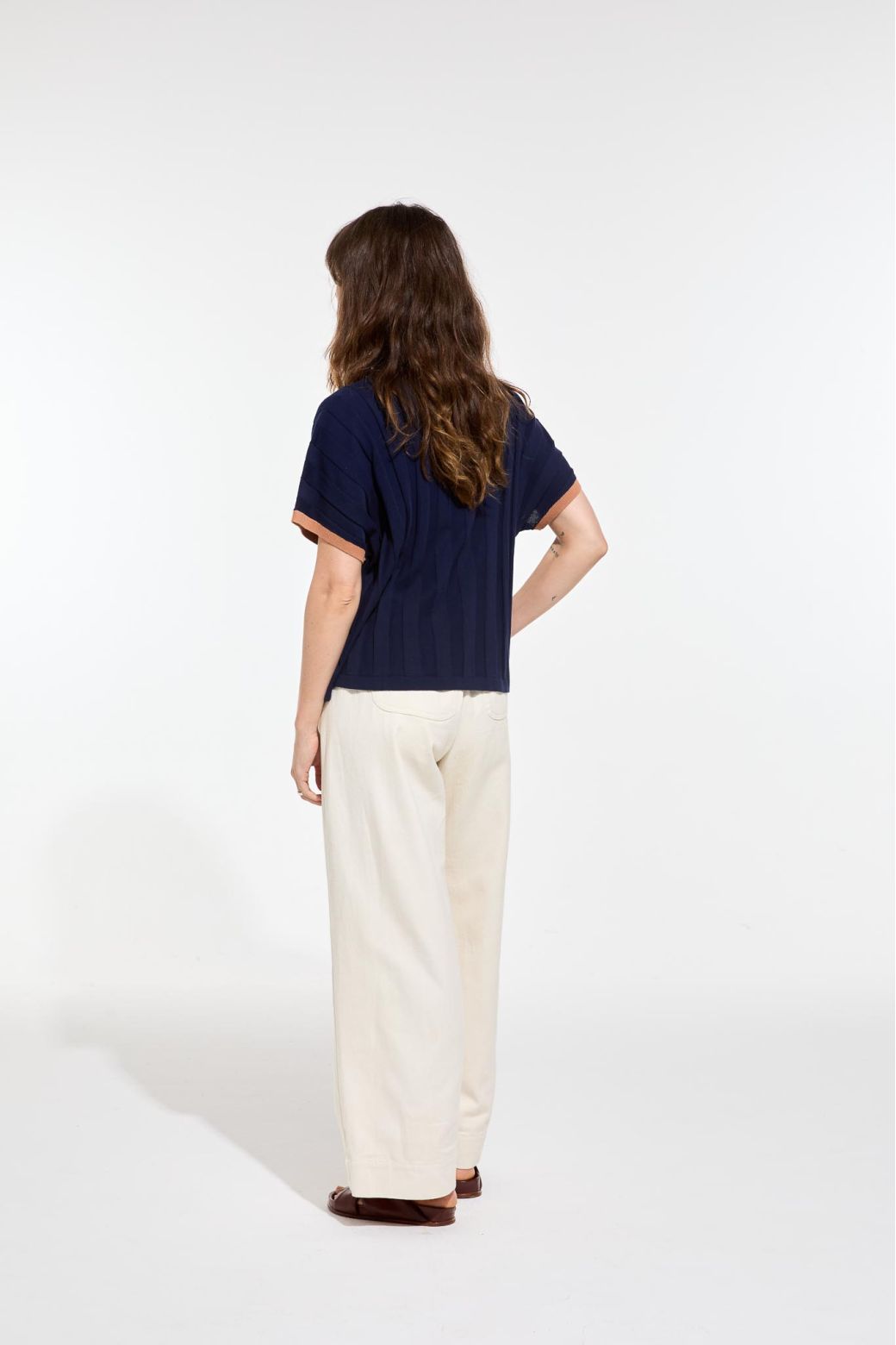 152 - Navy Jimmy Elba Top Pack Of 2