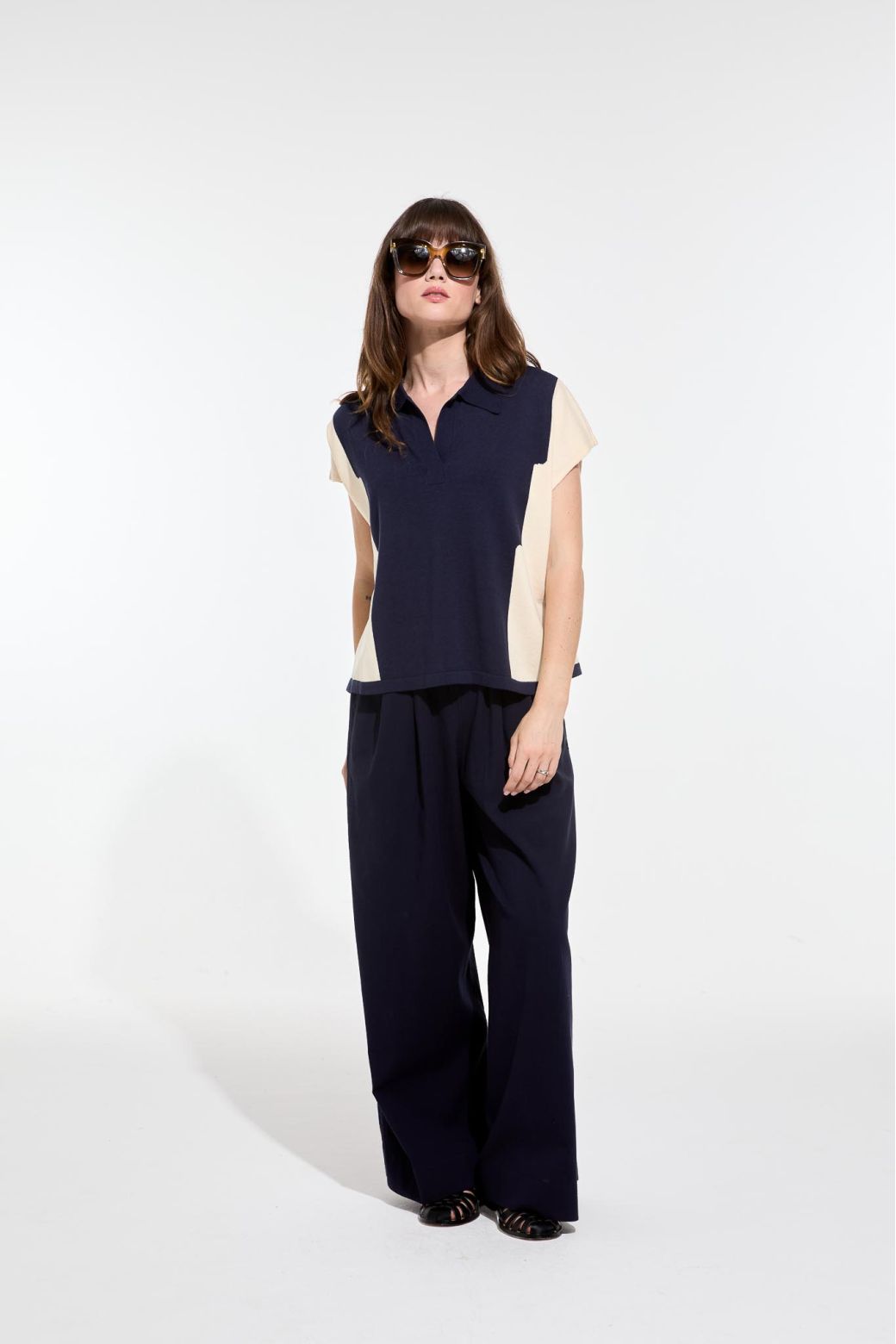 153 - Navy Ozzy Milos Polo Pack Of 2