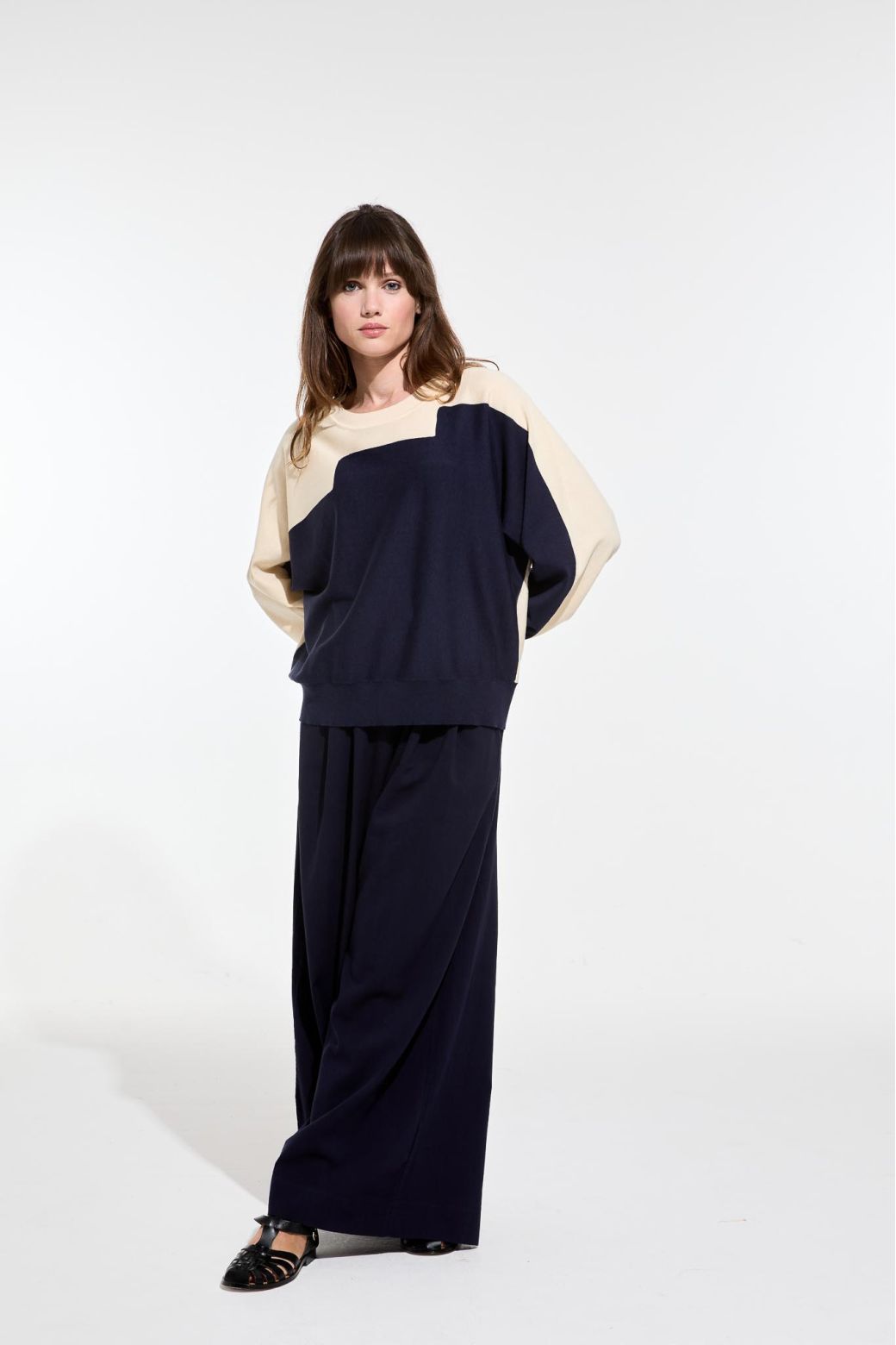 153 - Navy Eliott Milos Sweater Pack Of 2