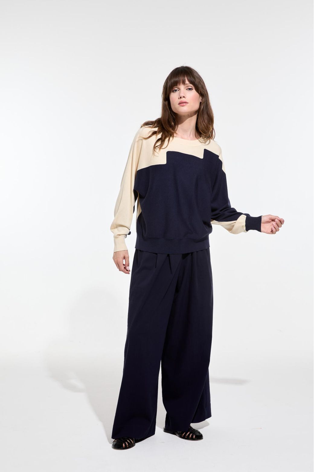 153 - Navy Eliott Milos Sweater Pack Of 2
