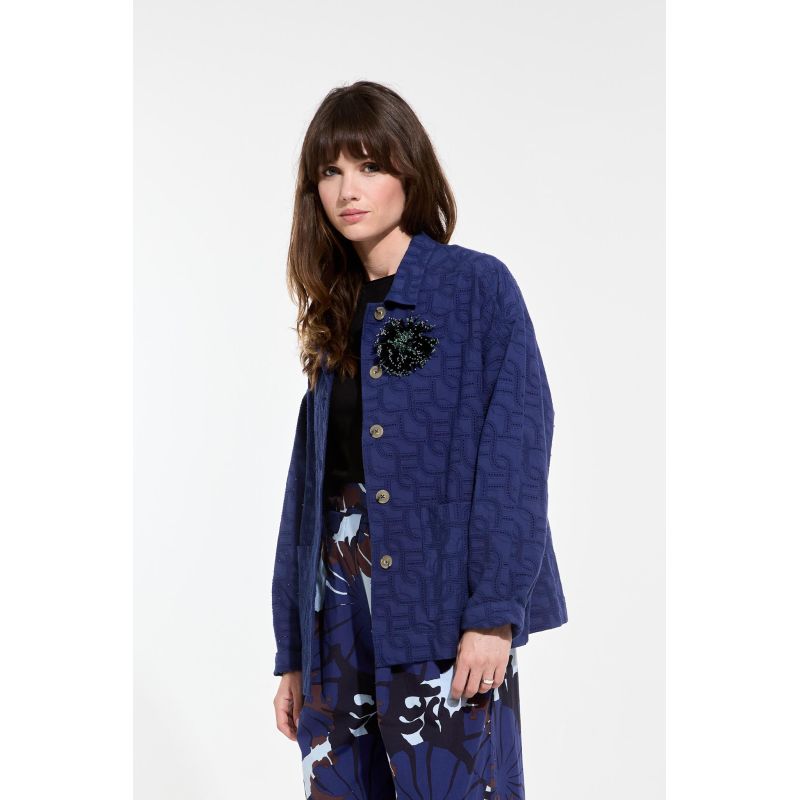 - Broche Anemone Broche Bleu Lot De 2