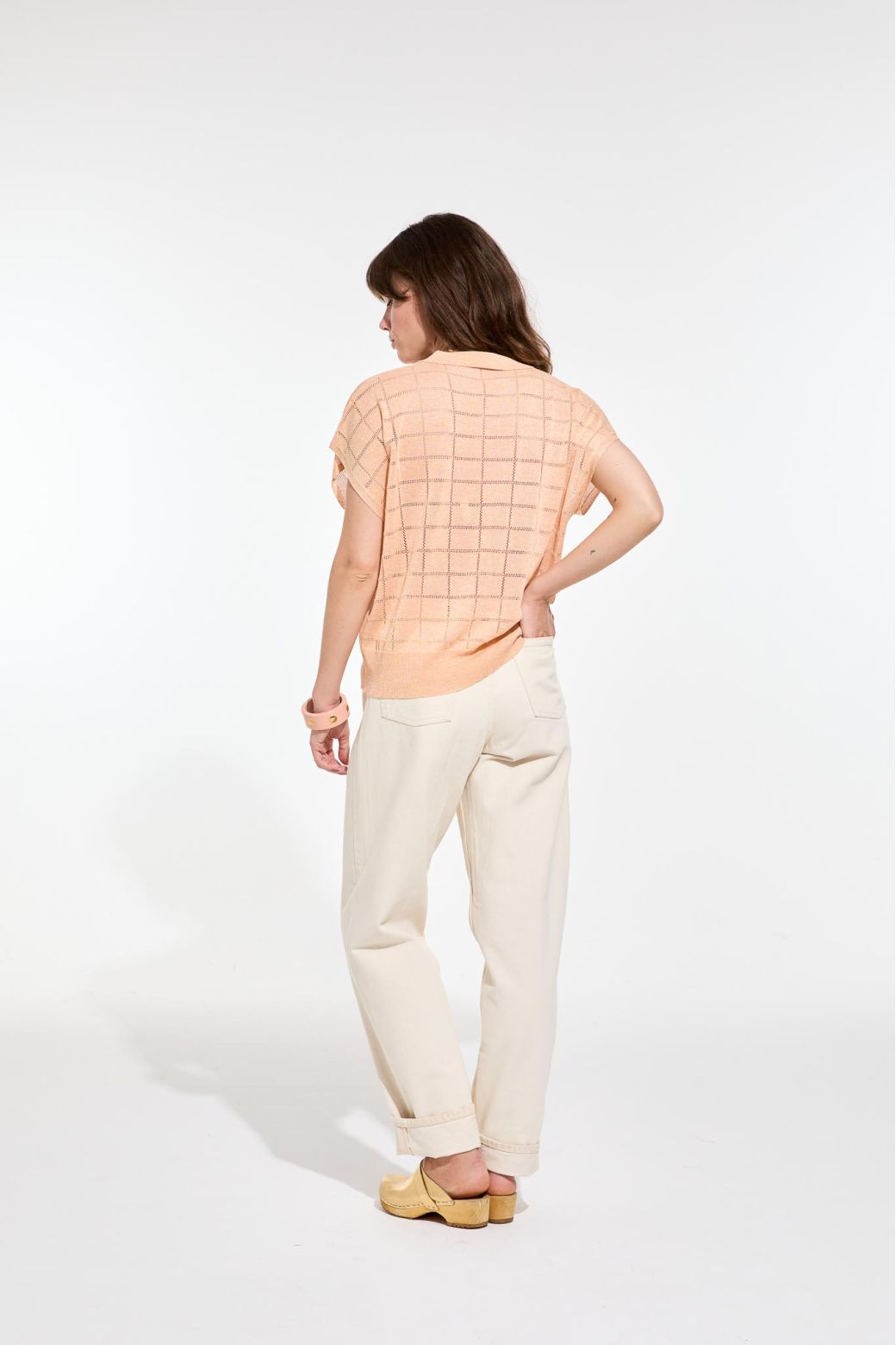 156 - Peach Emma Salva Polo Pack Of 2