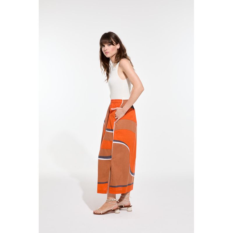 212 - Jupe Juliette Madone Vermillon Lot De 2